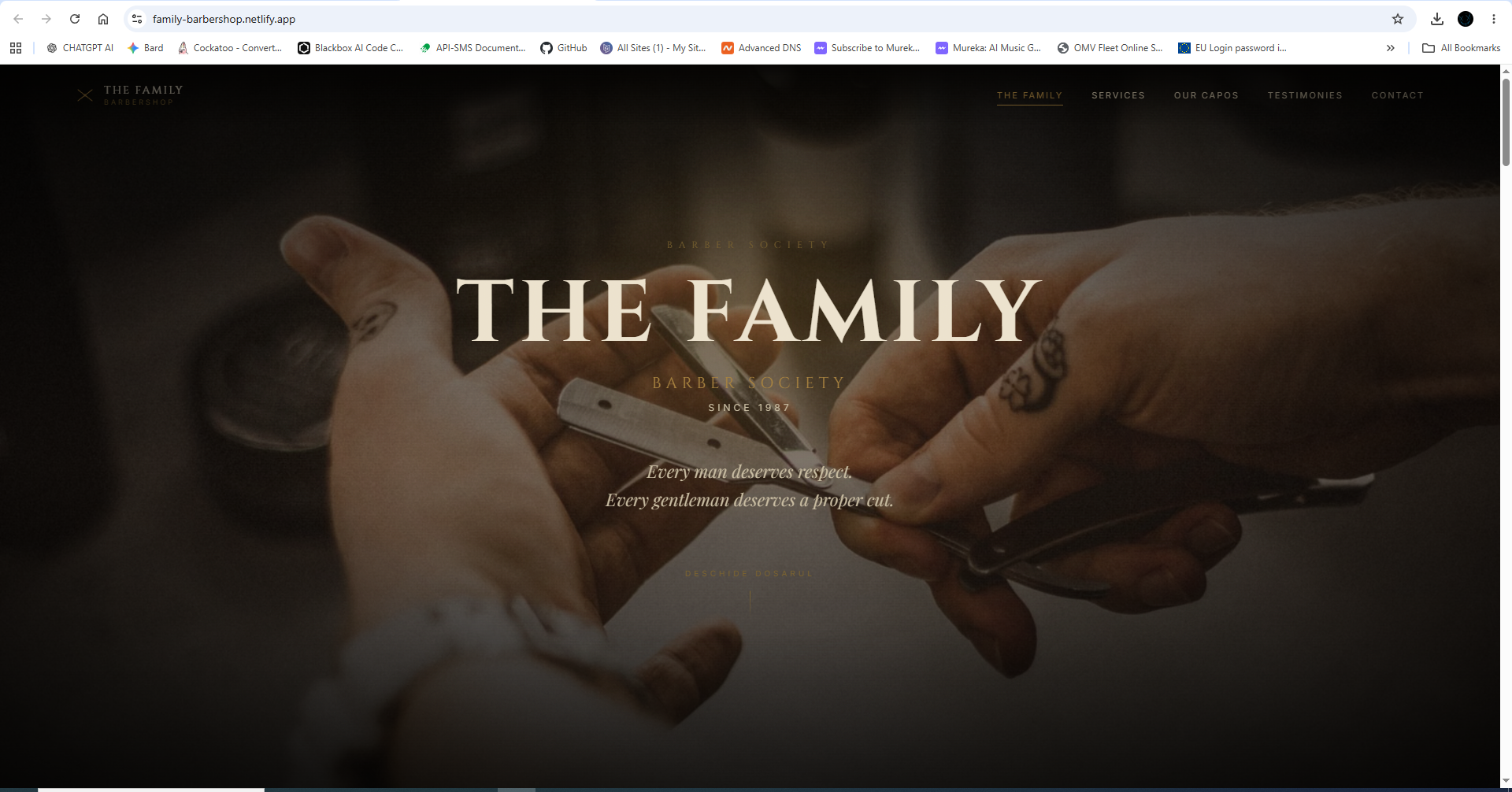 The Family — Barber Society